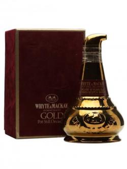 Whyte& Mackay Deluxe 12 Year Old / 22ct Pot Still Decanter Blended Whisky