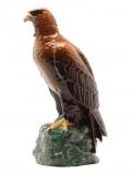 A bottle of Whyte& Mackay Golden Eagle / Bird Decanter Blended Scotch Whisky