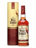 A bottle of Wild Turkey 12 Year Old Small Batch Kentucky Straight Bourbon Whiskey