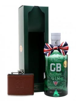 Williams GB Extra Dry Gin Hip Flask Gift Set