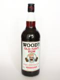A bottle of Wood's 100 Navy Rum