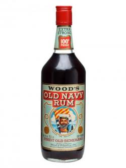 Wood's Old Navy Rum / 100 Proof / Bot.1980s