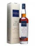 A bottle of Zafra 21 Year Old Master Reserve Rum