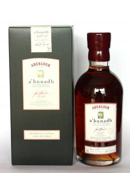 a bottle of Aberlour A'bunadh 17