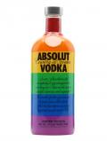 A bottle of Absolut Colors Vodka