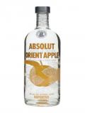A bottle of Absolut Orient Apple Vodka