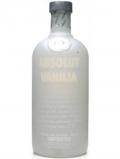 A bottle of Absolut Vanilla Vodka