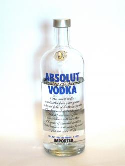 Absolut Vodka Front side