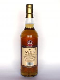 Amrut 46% Single Malt Back side