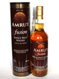 A bottle of Amrut Fusion