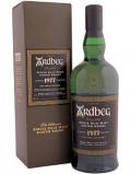 A bottle of Ardbeg 1977 Islay Single Malt Scotch Whisky