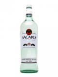 A bottle of Bacardi Superior Carta Blanca Rum