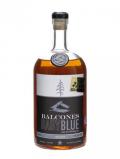 A bottle of Balcones Baby Blue Corn Whisky Corn Whiskey