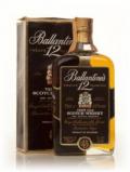 A bottle of Ballantine's 12 Year Old - early 1980s
