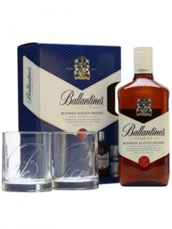 Ballantine's Finest + 2 Tumblers / Gift Pack Blended Scotch Whisky