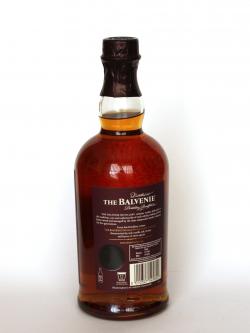 Balvenie 17 Year Old / DoubleWood Speyside Single Malt Scotch Whisky Back side
