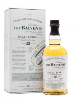 Balvenie 25 Year Old / Single Barrel Traditional Oak Speyside Whisky