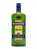 A bottle of Becherovka Original Liqueur