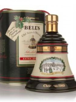 Bells 1989 Christmas Decanter