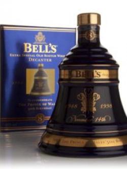 Bells Prince Of Wales 50th Birthday Decanter