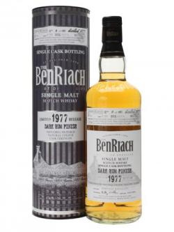 Benriach 1977 / 37 Year Old / Dark Rum Finish / Cask #1891 Speyside Whisky