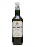 A bottle of Black& White / Bot.1960s Blended Scotch Whisky