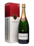 A bottle of Bollinger NV Champagne / Magnum