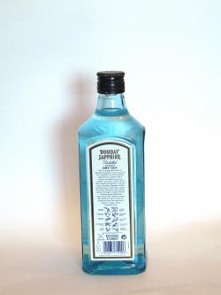 Bombay Sapphire Gin Back side