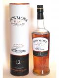 A bottle of Bowmore 12 year