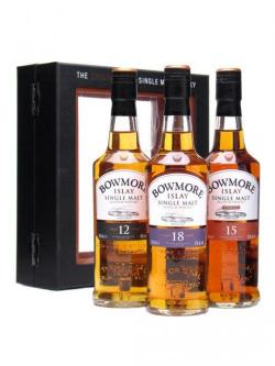 Bowmore Gift Pack / 12 Year Old+15 Year Old+18 Year Old Islay Whisky