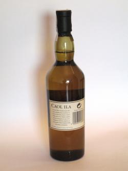 Caol Ila 12 year Back side