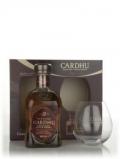 A bottle of Cardhu 12 Year Old with Glass
