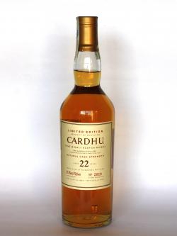 Cardhu 22 year Front side
