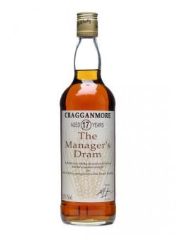 Cragganmore 17 Year Old / Manager's Dram Speyside Whisky
