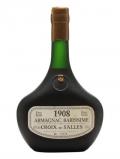 A bottle of Croix de Salles 1908 Armagnac / Bot.1993