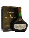A bottle of Croix de Salles 1913 Armagnac / Bot.1993