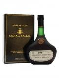 A bottle of Croix de Salles 1917 Armagnac / Bot.1988