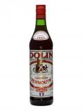 A bottle of Dolin de Chambery Rouge Vermouth