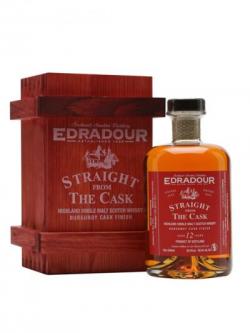 Edradour 2002 / 12 Year Old / Burgundy Finish Highland Whisky
