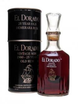 El Dorado 25 Year Old Rum / 1980