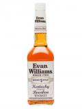 A bottle of Evan Williams White Label