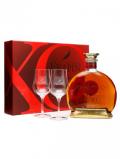 A bottle of Frapin VIP XO Cognac + 2 Glasses Gift Pack