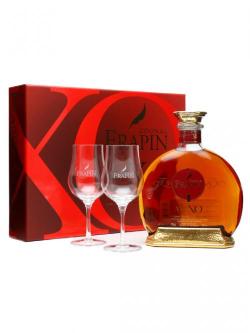 Frapin VIP XO Cognac + 2 Glasses Gift Pack
