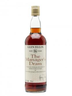 Glen Elgin 16 Year Old / Manager's Dram / Sherry Cask Speyside Whisky