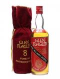 A bottle of Glen Flagler 8 Year Old Lowland Single Malt Scotch Whisky