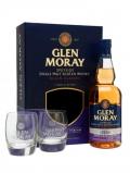 A bottle of Glen Moray Port Cask Finish / Glass Set Speyside Whisky