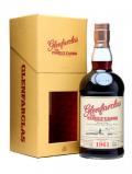 A bottle of Glenfarclas 1961 Family Casks Release VII / 50 Year Old Speyside Whisky