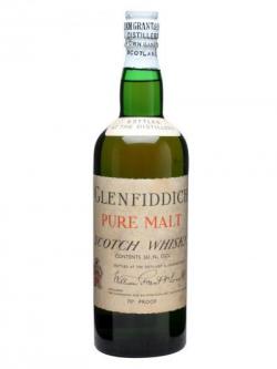 Glenfiddich Pure Malt / Bot.1930s Speyside Single Malt Scotch Whisky