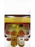 A bottle of Glenmorangie Tasting Pack 2 X 10cl 2 X Glasses 10 Year Old