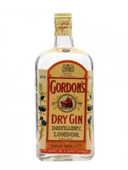 Gordon's Dry Gin/ Bot.1950s / Spring Cap